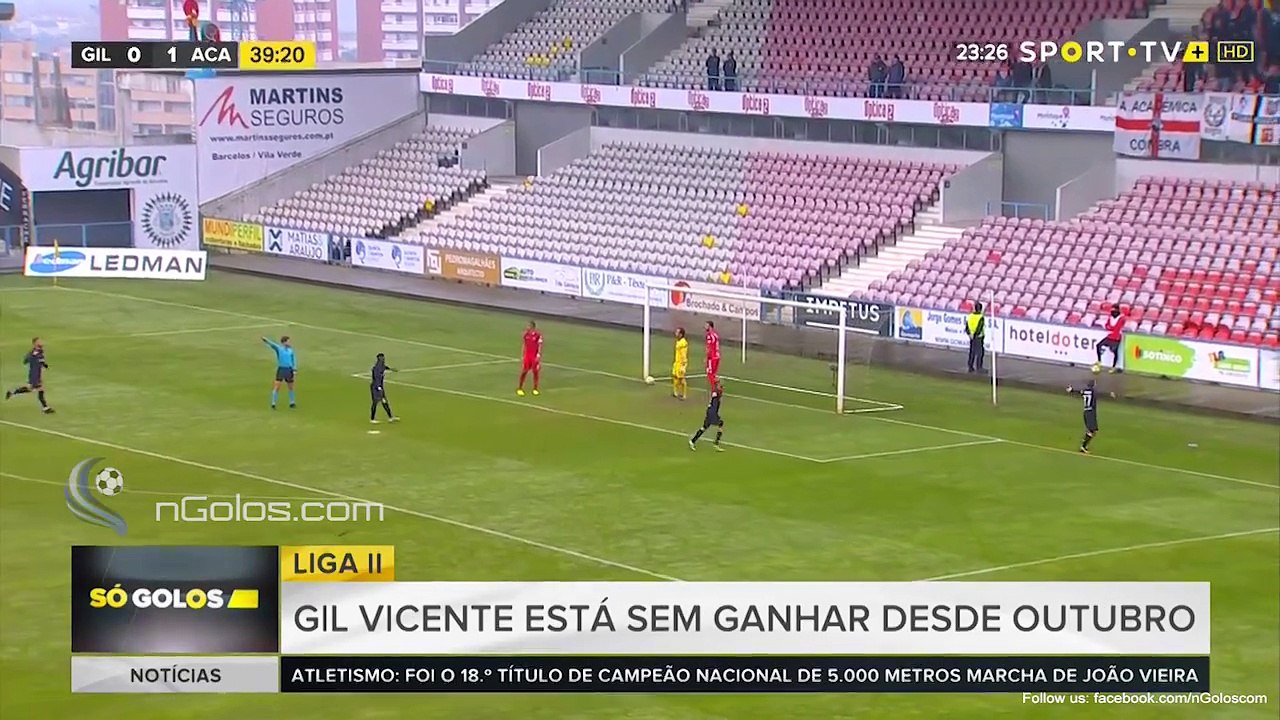 SL 24J Gil Vicente 0-4 Académica 2017/2018