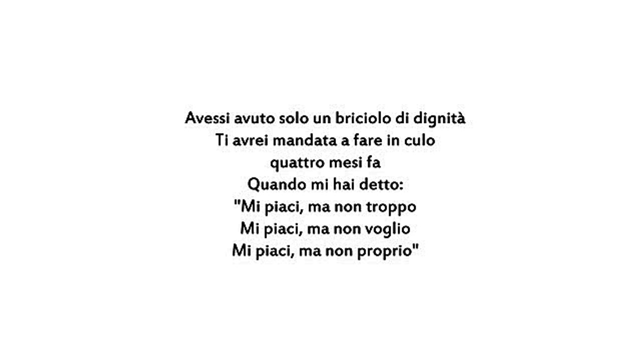 (6) Ultimo - Canzone Stupida (Testo)