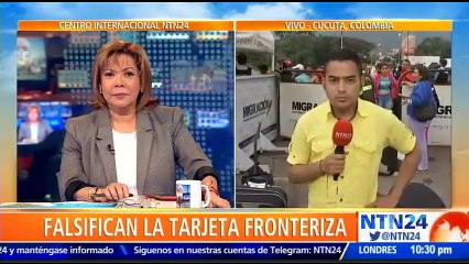 Venezolanos intentan pasar la frontera colombiana con Tarjetas de Movilidad falsas
