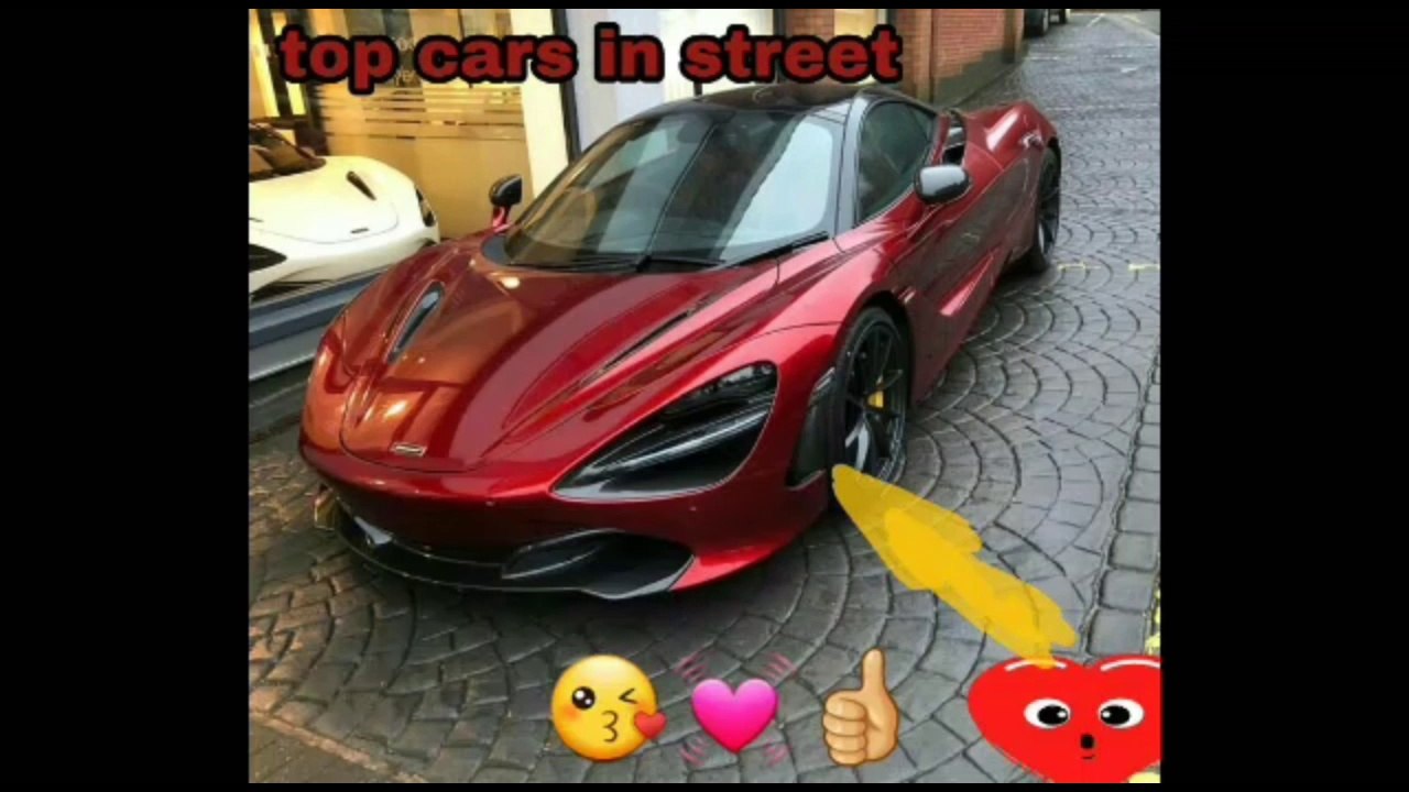 VVoiture lux sport plus chére dans la rue drifts regarder