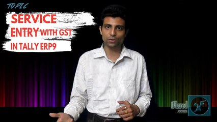 Service with GST in Tally ERP9