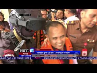 3 Tersangka Suap RAPBD Jambi Jalani Sidang Pertama - NET 12