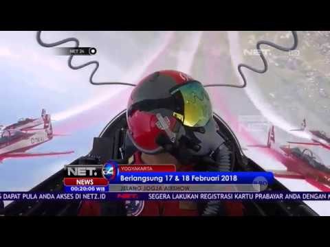 Pertunjukan Aksi Tim Aerobatik Jelang Jogja Airshow - NET 24