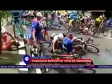 Tabrakan Beruntun Tour De Indonesia - NET 10