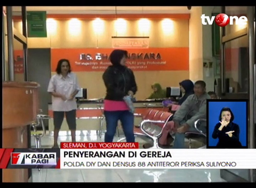Penyerang Gereja Santa Lidwina Dipastikan Sebagai Teroris