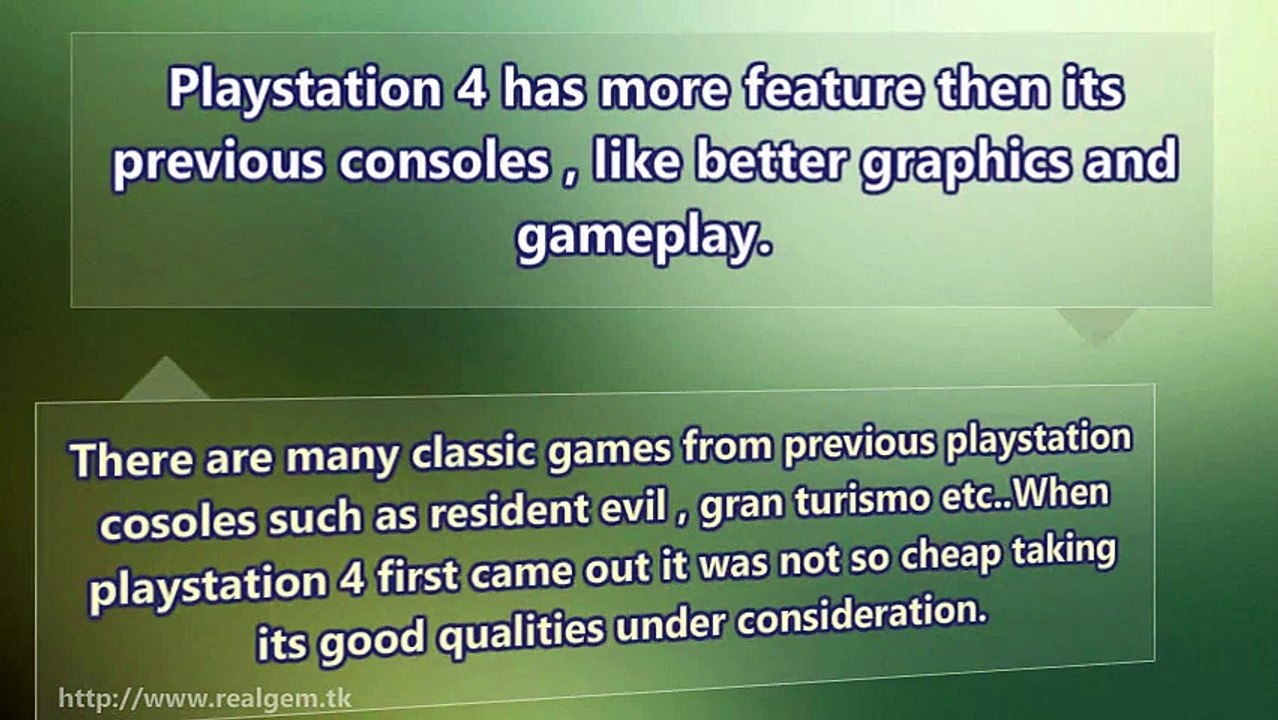 a brief history on ps4