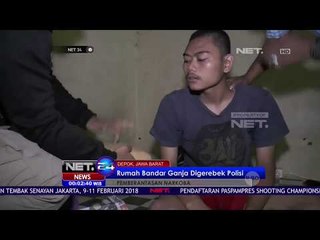 Rumah Bandar Ganja Di Depok Di Grebek Polisi - NET 24