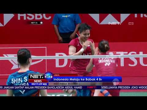 Kesuksesan Pembulu Tangkis Indonesia Di Ajang Indonesia Masters 2018 - NET 24