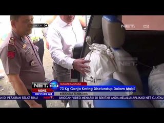 73 Kg Ganja Kering Diselundupkan Dalam Mobil - NET 24