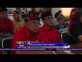 Pilkada Serentak KPU Umumkan Hasil Verifikasi - NET 5