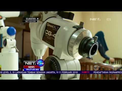 Beberapa Menyiapkan Teropong Untuk Melihat Gerhana Bulan - NET24