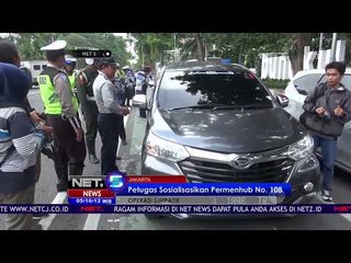 Operasi Simpatik Petugas Sosisalisasikan Permenhub No.108  - NET 5