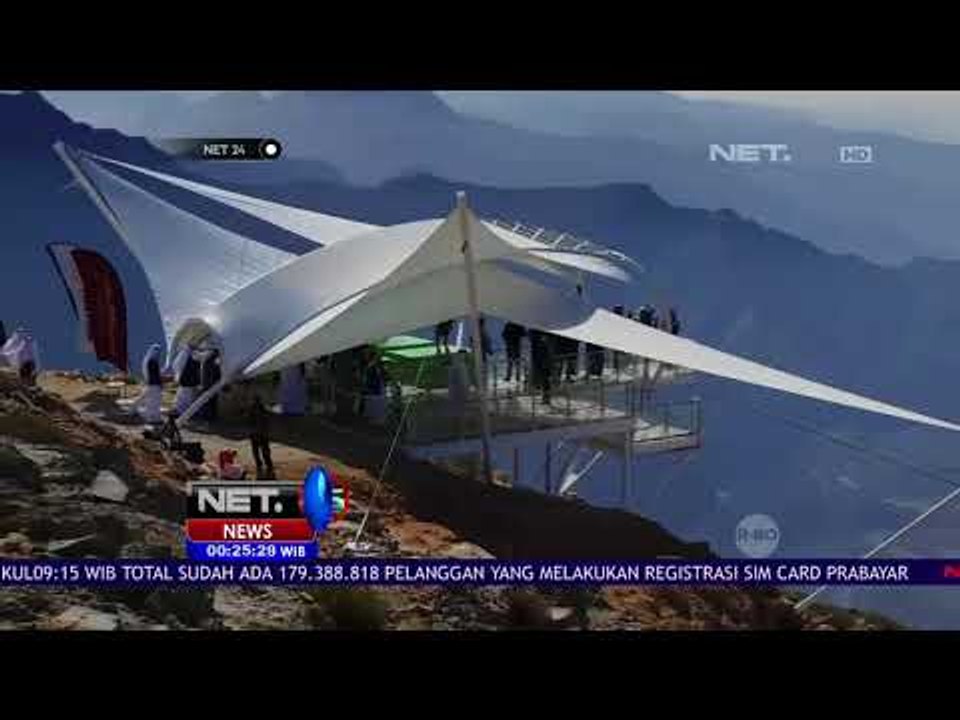Zipline Terpanjang di Gunung Jais NET24