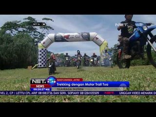 Berolahraga Ekstrem Trekking dengan Motor Trail Tua - NET24