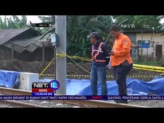 Gerbang Kereta Ambruk, 1 Petugas Tertimpa - NET 12