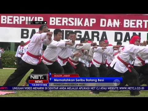 Pemecahan Rekor Muri Mematahkan Seribu Batang Besi - NET 12