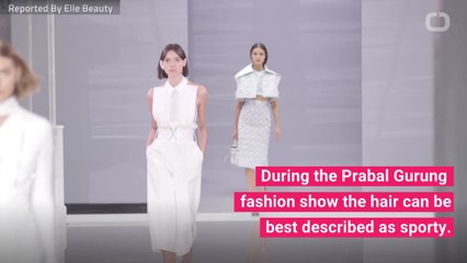 The Hairstyles At The Prabal Gurung Runway Shows