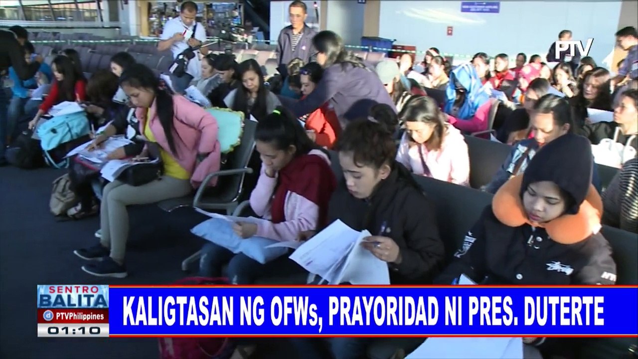 Kaligtasan ng OFWs, prayoridad ni Pres. #Duterte; Mga oportunidad sa bansa, palalakasin