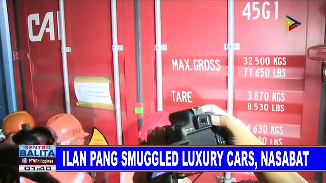 Ilan pang smuggled luxury cars, nasabat