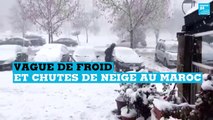 Vague de froid et chutes de neige au Maroc