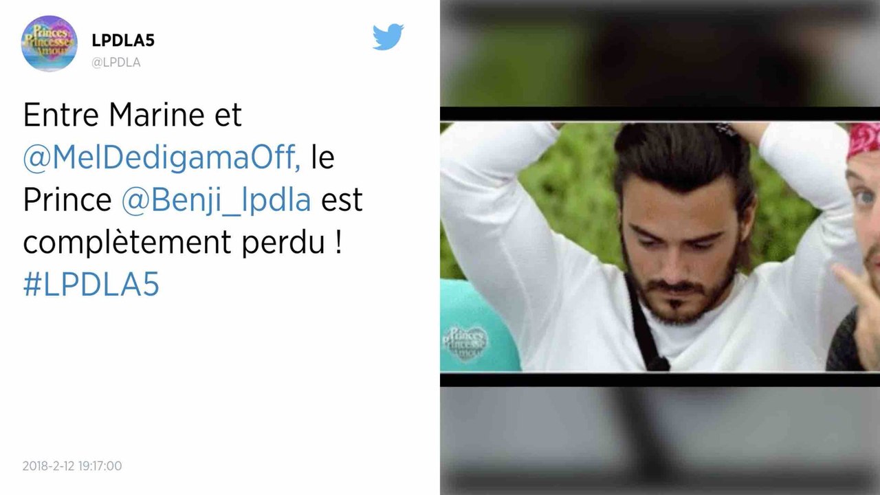 Les Princes et les Princesses de l'amour : Mélanie Dédigama est folle de Benjamin !