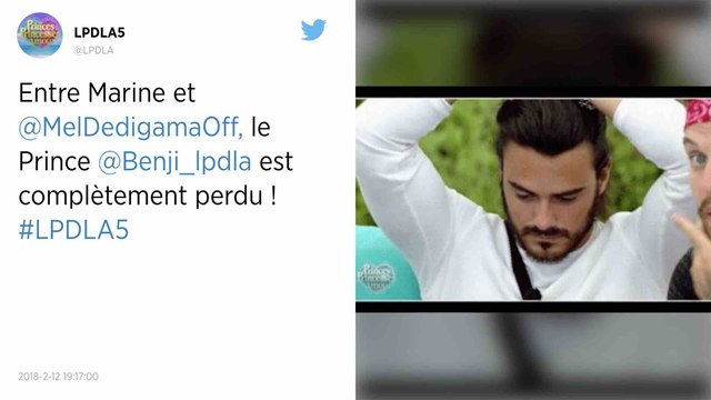 Les Princes et les Princesses de l'amour : Mélanie Dédigama est folle de Benjamin !