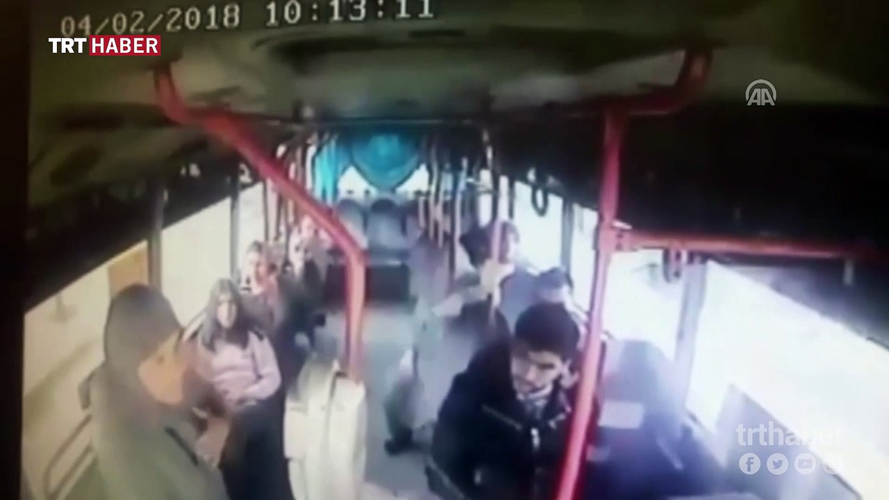Otobüs şoförü "şehit annesine hakaret" iddiasıyla gözaltına alındı