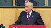 MHP Lideri Bahçeli:-'Hiçbir ülke bu coğrafyadaki varlığımızı hafife almasın. Bin yıldır bu toprakları kanımızla sulamış bir milletiz. Biz Türk milletiyiz. Bizden öncekiler medeniyetler müzesinde yerini almışken, biz hala buradayız, ebedi