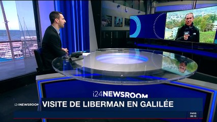 Visite de Liberman en Galilée
