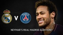 Is Neymar preparing for a Real Madrid audition?