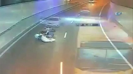 Araçtan Düşen Yatakla Kaza Yapmıştı, Sürücü Yaşananları İha'ya Anlattı