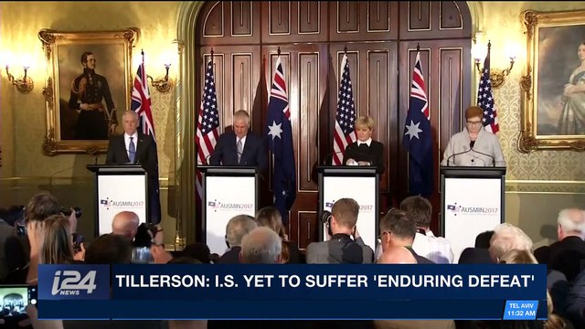 i24NEWS DESK | Tillerson: I.S. yet to suffer 'enduring defeat' | Tuesday, February 13th 2018
