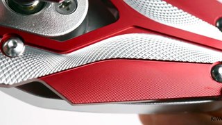 Motorcycle Mirrors Viper Red Adjustable Sportsbike with Chrome Mirror Base | KiWAV