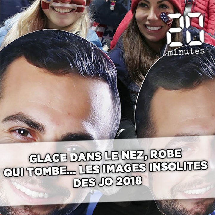 Glace dans le nez, robe qui tombe... Les images insolites des JO