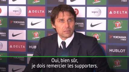 27e j. - Conte : "Je veux remercier les supporters"