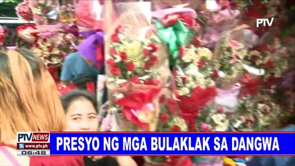 Presyo ng mga bulaklak sa Dangwa