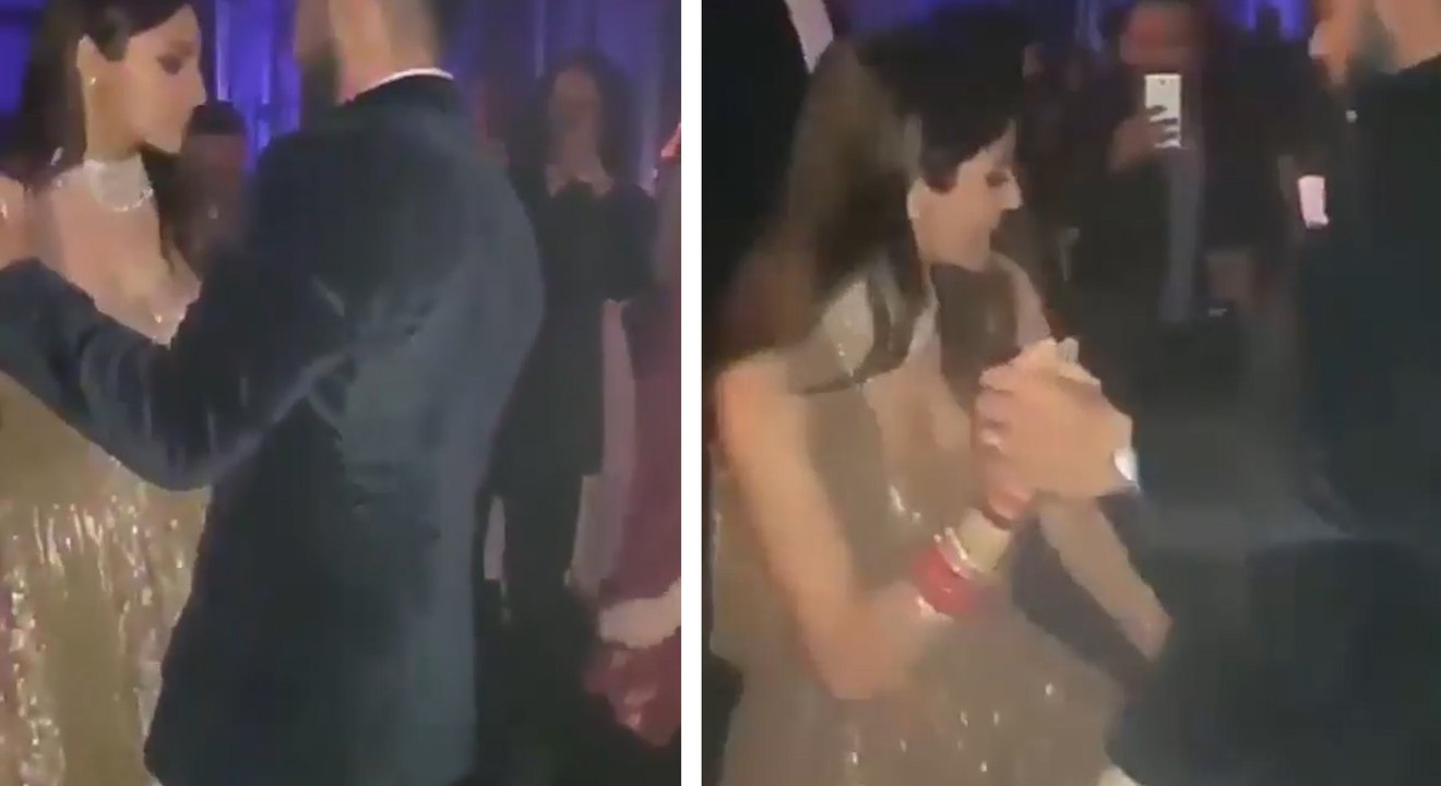 திருமண வரவேற்பில் டான்ஸ் ஆடிய கோஹ்லி அனுஷ்கா சர்மா ஜோடி- வீடியோ