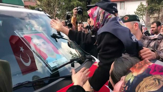 Kazada şehit olan polis son yolculuğuna uğurlandı - KONYA