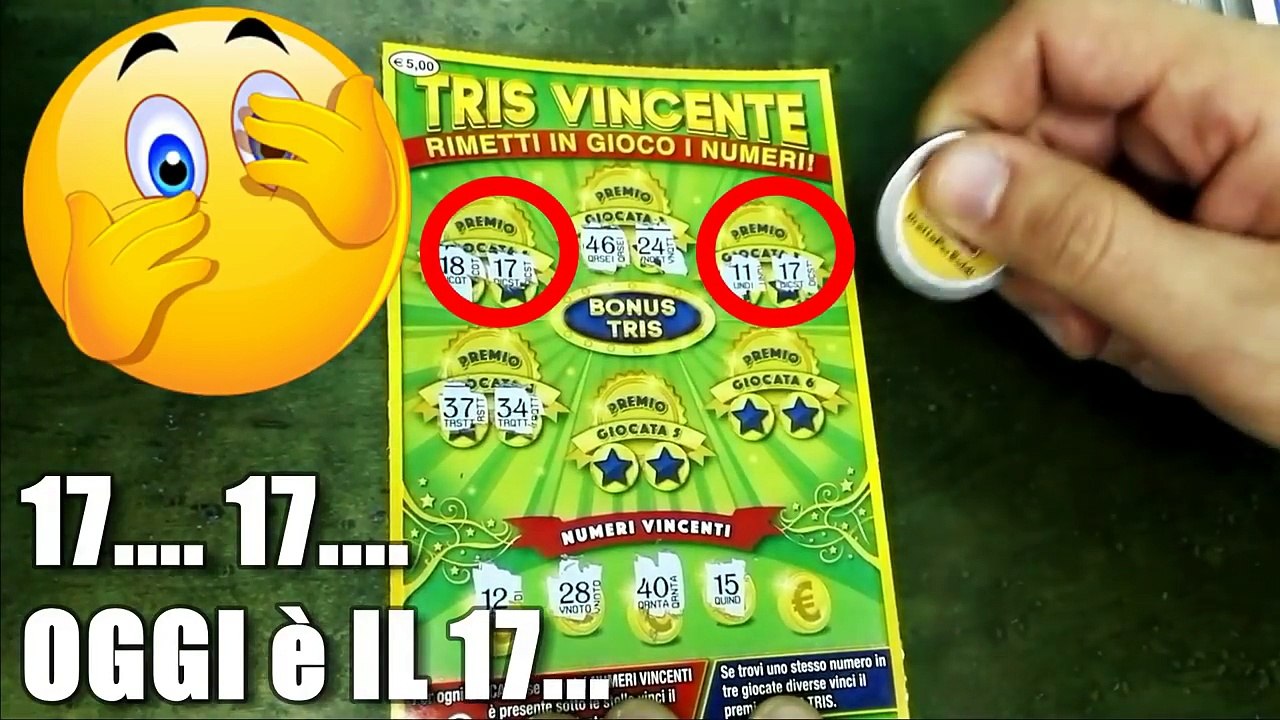 Gratta e Vinci | Tris Vincente | VINTO CON IL 17