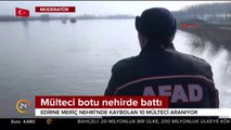 Mülteci botu nehirde battı