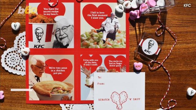 Smell Like Fried Chicken With KFC's Scratch 'N' Sniff Valentine's Day Cards