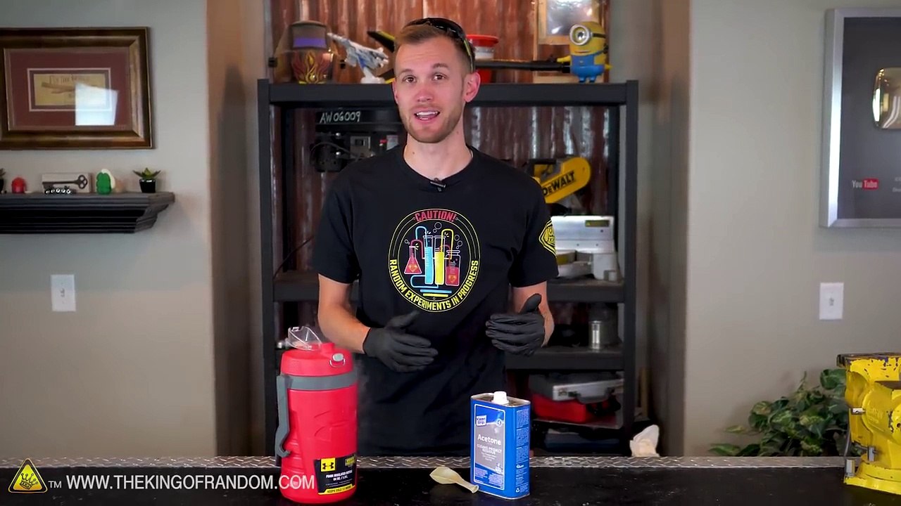 Freezing Acetone in Liquid Nitrogen