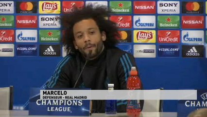 Infosport+ - Real Madrid / PSG - Conférence de presse Marcelo
