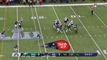 Super bowl - Brady Airs it Out to Amendola for HUGE 3rd Down Conversion!  Can't-Miss Play  Super Bowl LII