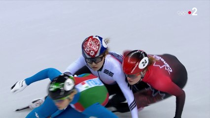 JO 2018 : Short-track - 500 M FEMMES. Arianna Fontana en or, Choi disqualifiée