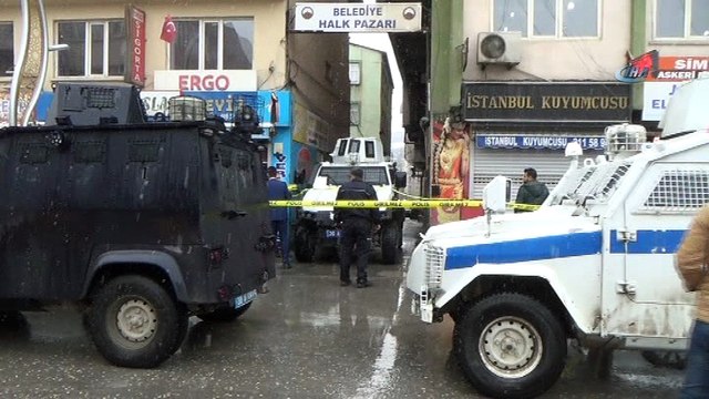 Hakkari’de şüpheli poşet alarmı...Kontrollü olarak patlatılan poşetten semaver çıktı