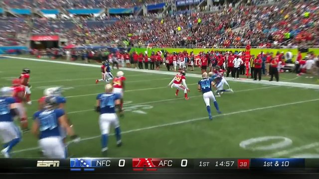 Super bowl - Drew Brees Leads NFC All-Stars Downfield for a TD! NFC vs. AFC 2018 NFL Pro Bowl HLs