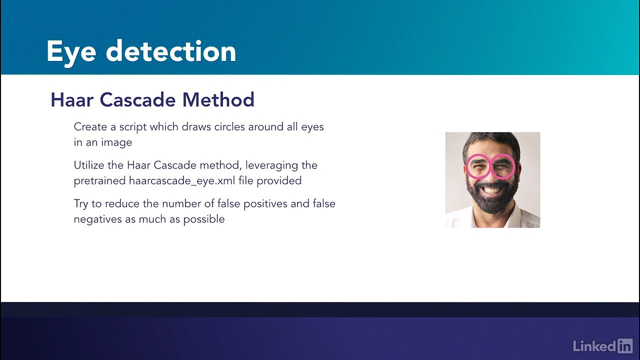Solution Eye detection - OpenCV for Python Developers