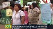 La Molina: vecinos denuncian tala de arboles por ampliación de vía