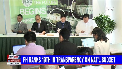 PH ranks 19th in transparency on national budget